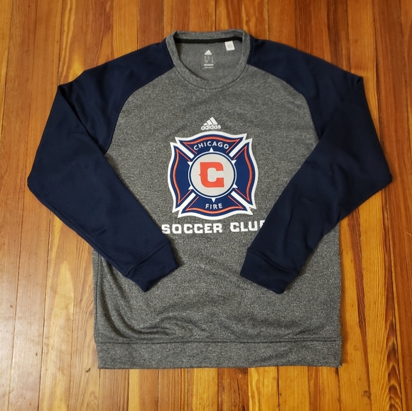 adidas Other - Chicago Fire Adidas Mens Gray Crewneck Size Large
